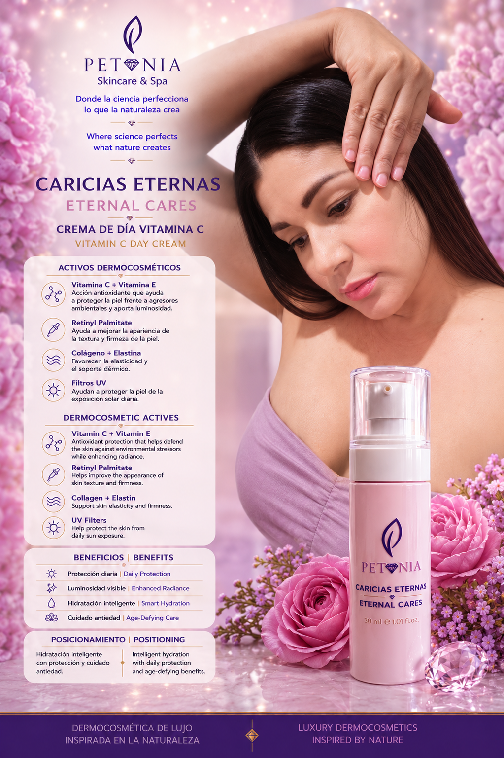 Caricias Eternas | Crema de Día con Vitamina C.