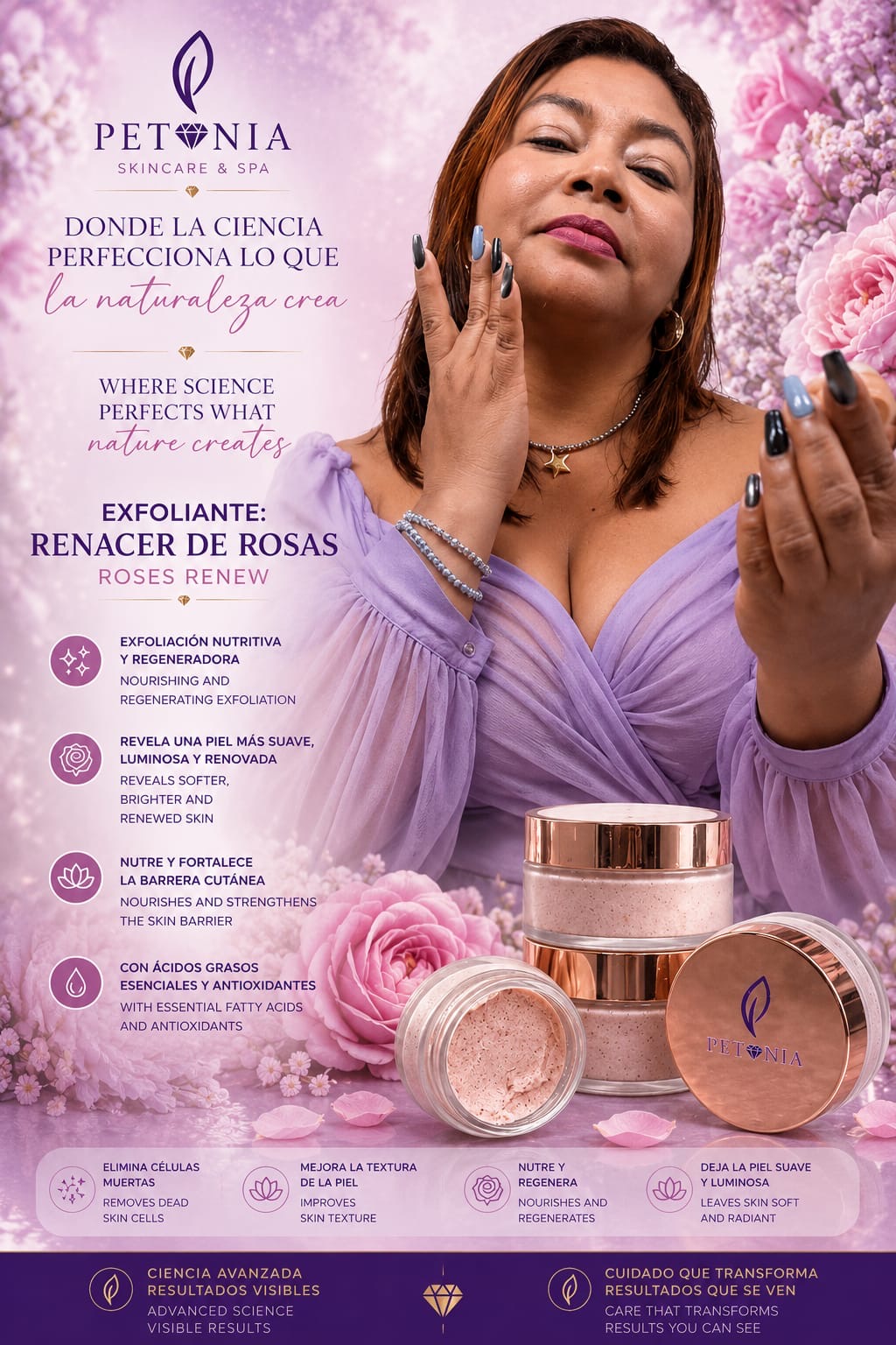 Renacer de Rosa | Exfoliante Facial Nutritivo