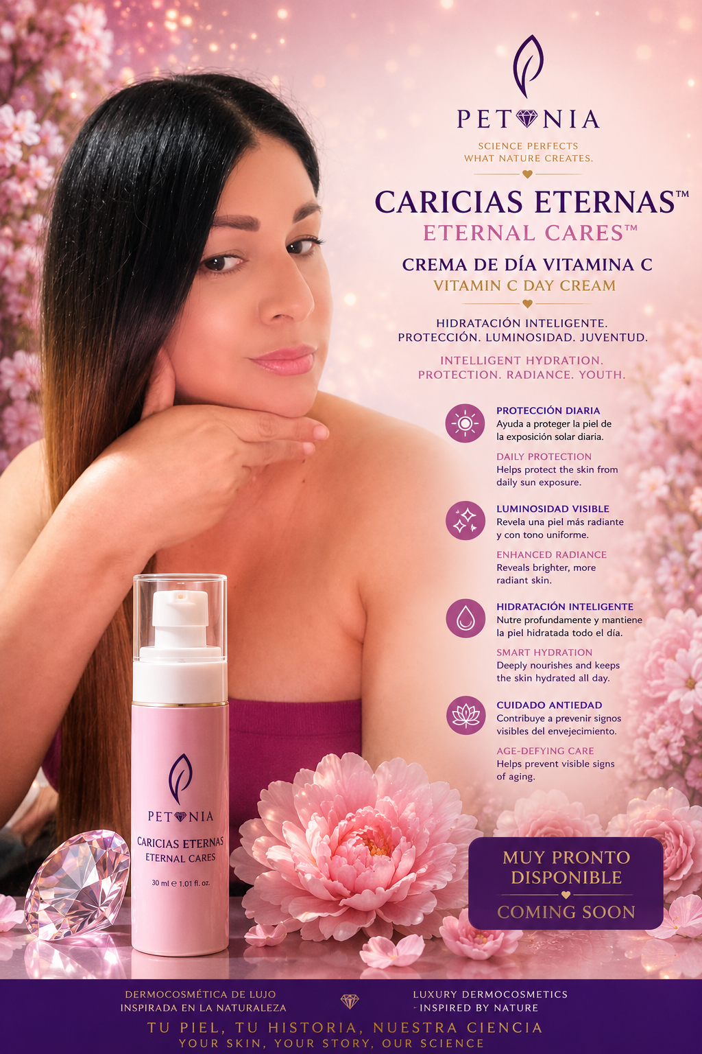 Caricias Eternas | Crema de Día con Vitamina C.