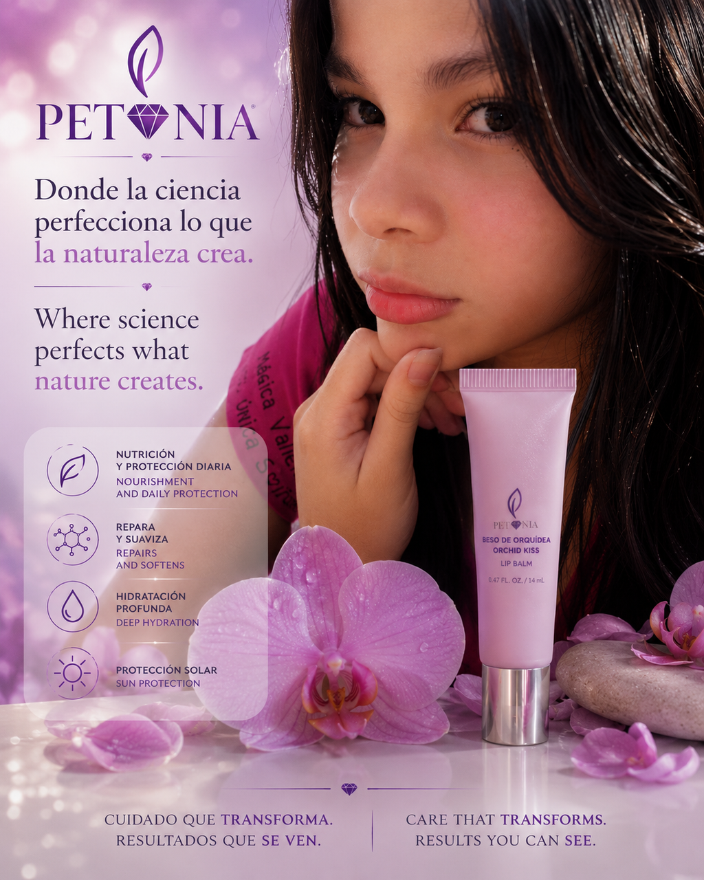 Beso de Orquídea | Bálsamo Labial Nutritivo